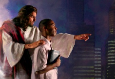 Jesus Leading the way by Goye