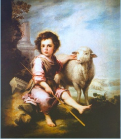 John the Baptizer with a Sheep