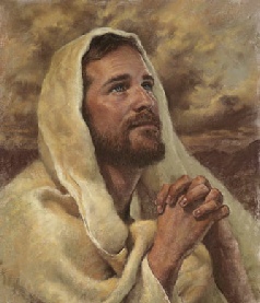 Jesus praying for us
