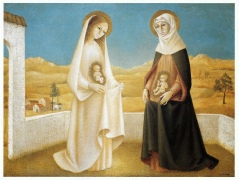 The Magnificat Mary visits Elizabeth