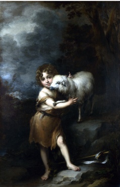 MURILLO Bartolome Esteban  Saint John with the Lamb