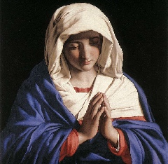 Pray for us Mary oil painting by Sassoferrato