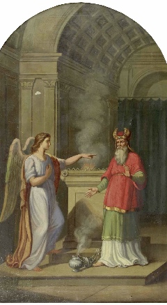 Zacharias and the angel Gabriel